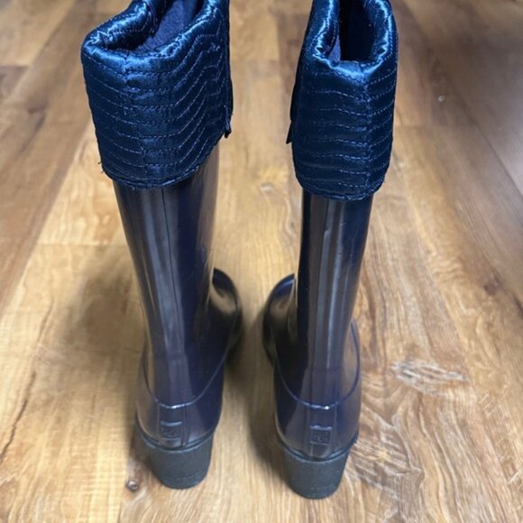 Sperry Women’s Navy Waterproof Rain Boots (2” Heel)(Size: 6M) EUC - Picture 4 of 16